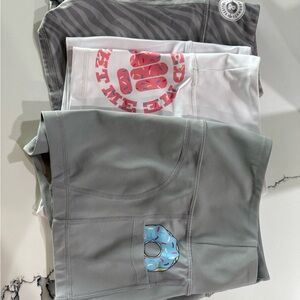 Feed Me Fight Me Gray Activewear Shorts